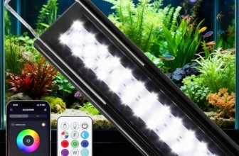 SZMiNiLED Full Spectrum Aquarium Light: Fish Tank Light with APP & Remote Timer
