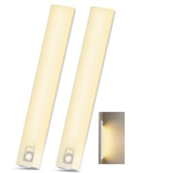 10inch Under Cabinet Lighting, 68 LED Rechargeable Motion Sensor Light Indoor