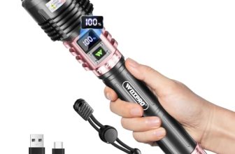 WdtPro Rechargeable LED Flashlights High Lumens