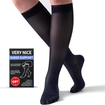 Cooling Sheer Compression Socks for Women 15-20 mmHg