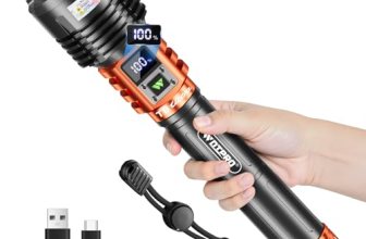Wdtpro Rechargeable LED Flashlights High Lumens