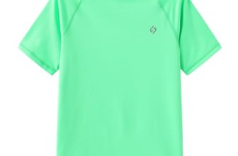 HODOSPORTS Boys UPF 50+ Rash Guard Swim Shirts Short Long Sleeve Quick Dry UV Pr