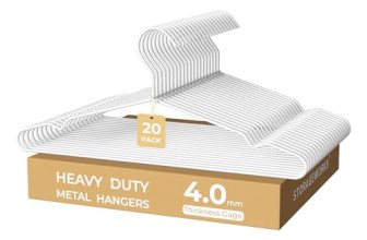 StorageWorks 4mm Super Thick Metal Wire Hangers