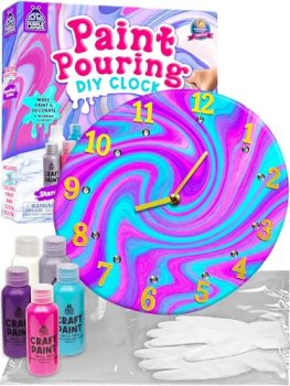 PURPLE LADYBUG Paint Pouring Kit for Ages 6+