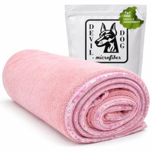 Devil Dog Microfiber Dog Drying Towel for Dogs