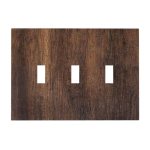 XFYGBY Decorative Light Switch Plate Covers Vintage Brown Wood Plank Texture 3 G