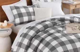 Andency Plaid Comforter Twin XL(68x92Inch)