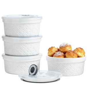 12 oz Ramekins with Lids Oven Safe