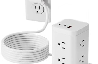Power Strip Tower with Surge Protector 1800J