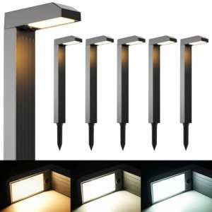 COXSENI Solar Pathway Lights Outdoor 6 Pack