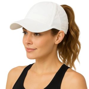 TOP-EX Womens Baseball Cap with Ponytail Hole Summer Cooling UV 50 Waterproof Su