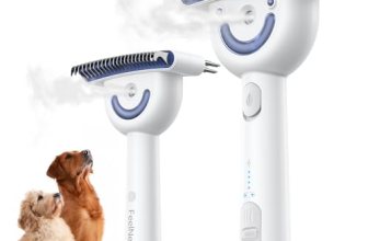 Dog Brush for Shedding with Steam