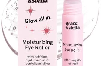 grace & stella Under Eye Brightener with Rose Quartz Rollerball