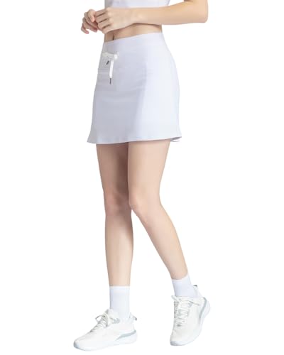 Leapstride Women’s Athletic High Waisted Golf Skort with Multiple Functional Poc