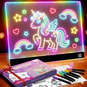 LED Drawing Board for Girls, Kids