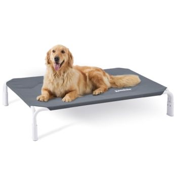 ZOMISIA Elevated Dog Cot Bed Tool-Free Assembly