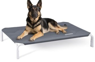 ZOMISIA XL Elevated Dog Cot Bed Tool-Free Assembly