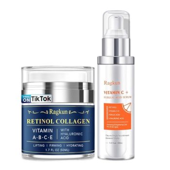 Retinol Cream for Face, Collagen Neck Creams for Tightening and Firming