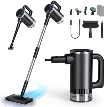 11-in-1 Steam Mop – Detachable Handheld Steam Cleaner with 380mL Tank
