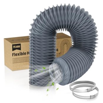 HG Power 3 Inch Duct Hose, 3″ X 8FT Flexible Nylon Duct