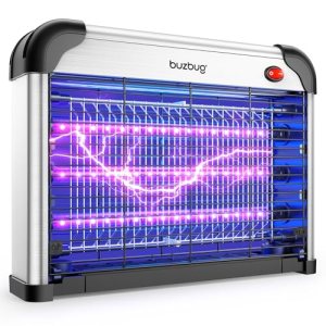 Buzbug LED Bug Zapper Indoor, 3 Efficient 50000H LED Bulbs