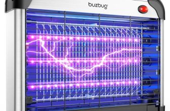 Buzbug LED Bug Zapper Indoor, 3 Efficient 50000H LED Bulbs
