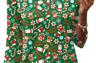 Rapbin Christmas Tops for Women 2026 Dressy Teacher Tshirts Shirts for Women V N