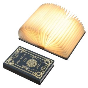 Ba suns Magic Book Lamp, 3-Color Adjustable Reading Light