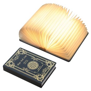 Ba suns Magic Book Lamp, 3-Color Adjustable Reading Light