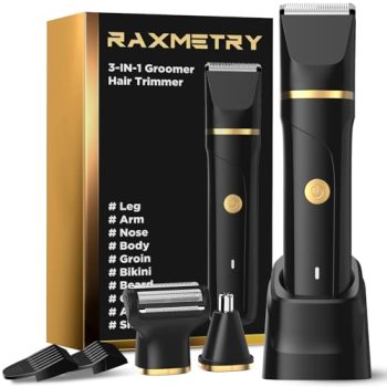 Beard Trimmer for Men,Manscape 3-in-1 Electric Razor Groin Groomer