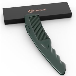 Dandruff Comb Green Upgraded Fine Tooth Scalp Detox Comb Lice for Women