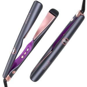 LANDOT Twist Flat Iron 2-in-1 Hair Straightener & Curler
