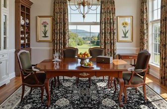 Deerly 6×9 Vintage Rugs for Dining Room