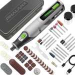 PHALANX Rotary Tool – 4V Cordless Rotary Tool Kit Accessories 80 PCS 2500mAh Bat