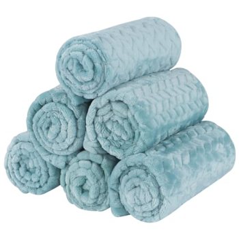 BVAGSS 6 Pack Small Dog Blanket