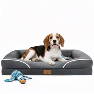 Homemate Dog Bed Medium Size Dog 28×23 inch with Orthopedic Foam Waterproof Outd