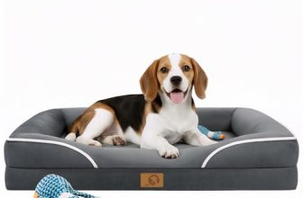 Homemate Dog Bed Medium Size Dog 28×23 inch with Orthopedic Foam Waterproof Outd