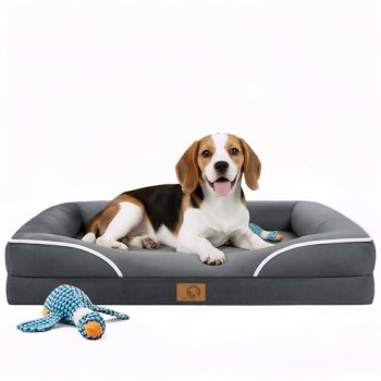 Homemate Dog Bed Medium Size Dog 28×23 inch with Orthopedic Foam Waterproof Outd