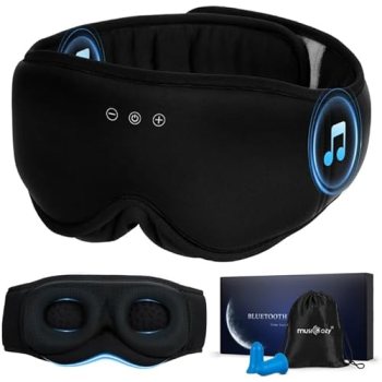 MUSICOZY Sleep Mask Headphones Bluetooth 5.4