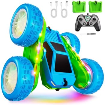Remote Control Car, 360° Flips Rotating RC Stunt Car with USB-C Charge Modular B