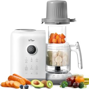 Bear Baby Food Maker with 18.5oz Dual-Layer Steam Baskets