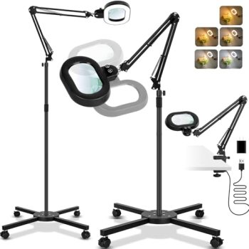KMDES 12X Magnifying Floor Lamp