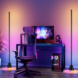 JarryStart 2PCS RGB Corner Floor Lamp