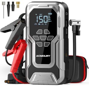 Acmount D18 Jump Starter with Air Compressor