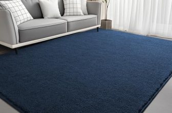 Woottpe 6×9 Feet Blue Area Rugs for Bedroom