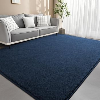 Woottpe 6×9 Feet Blue Area Rugs for Bedroom