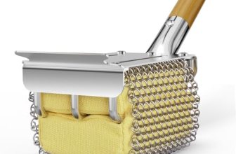 HOUSE AGAIN Grill Brush Bristle Free with Scraper