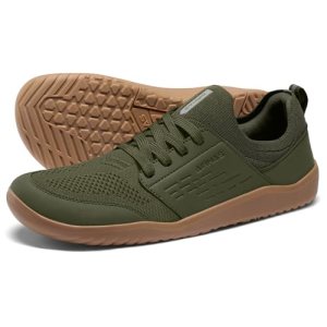 AIRHAS Mens Barefoot Shoes with Wide Toe Box Gym Workout Sneakers for Men Zero D