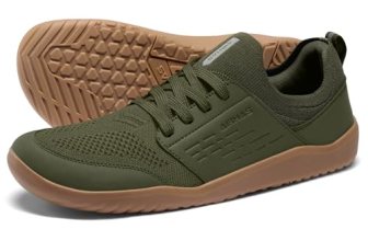 AIRHAS Mens Barefoot Shoes with Wide Toe Box Gym Workout Sneakers for Men Zero D