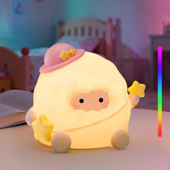 Baby Night Light, Touch Control Rechargeable Nursery Lamp with Dimmable Soft Lig